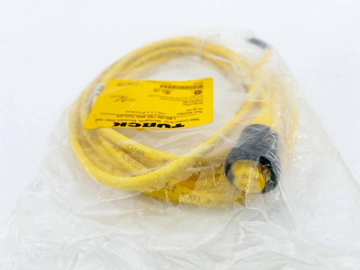 New Turck RK 40-3M Single Ended Cordset 4 Wire 3M PVC Jacket U2042-00