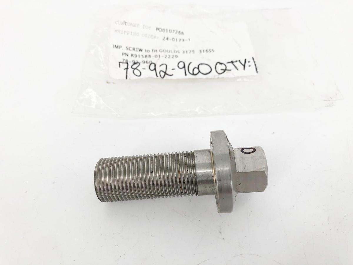 New Goulds R91588-01-2229 Impeller Screw Assembly for 3175 316SS - No Box