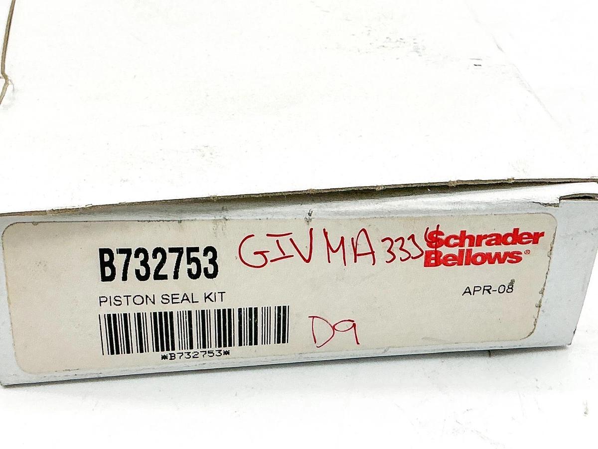 New Schrader Bellows B732753 Piston Seal Kit B732753