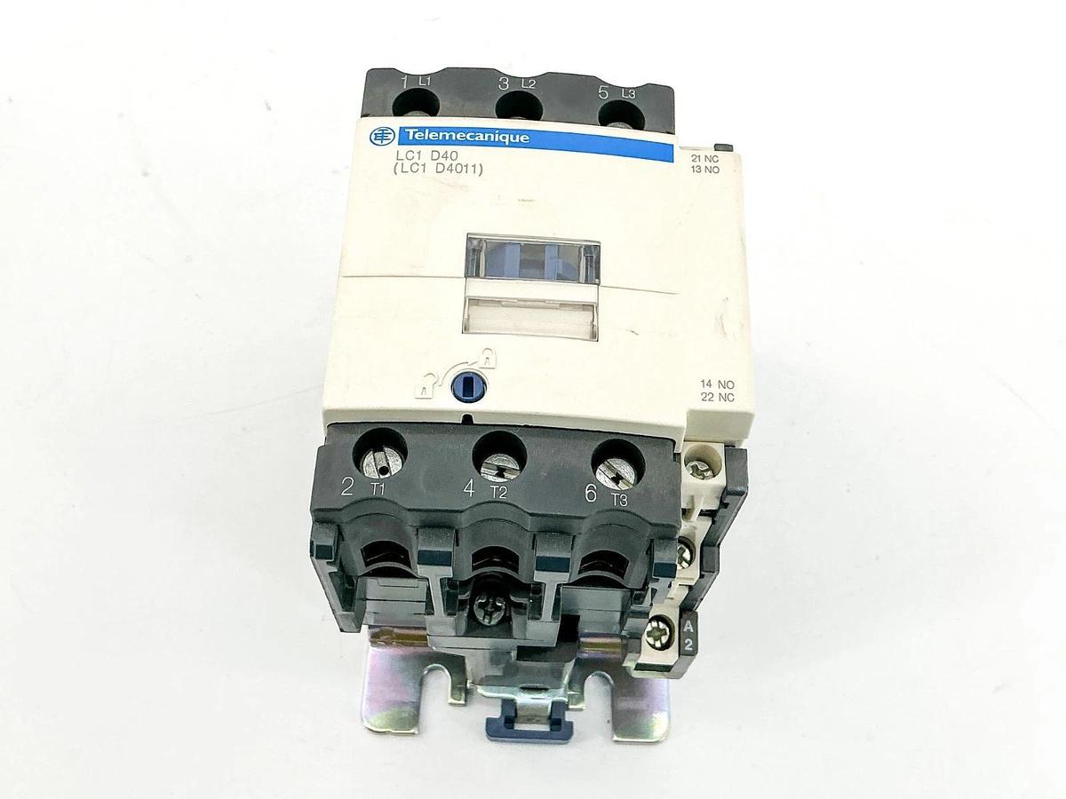 New Telemecanique LC1D40G7 Contactor 3P 120V 30HP 18.5kW 094856