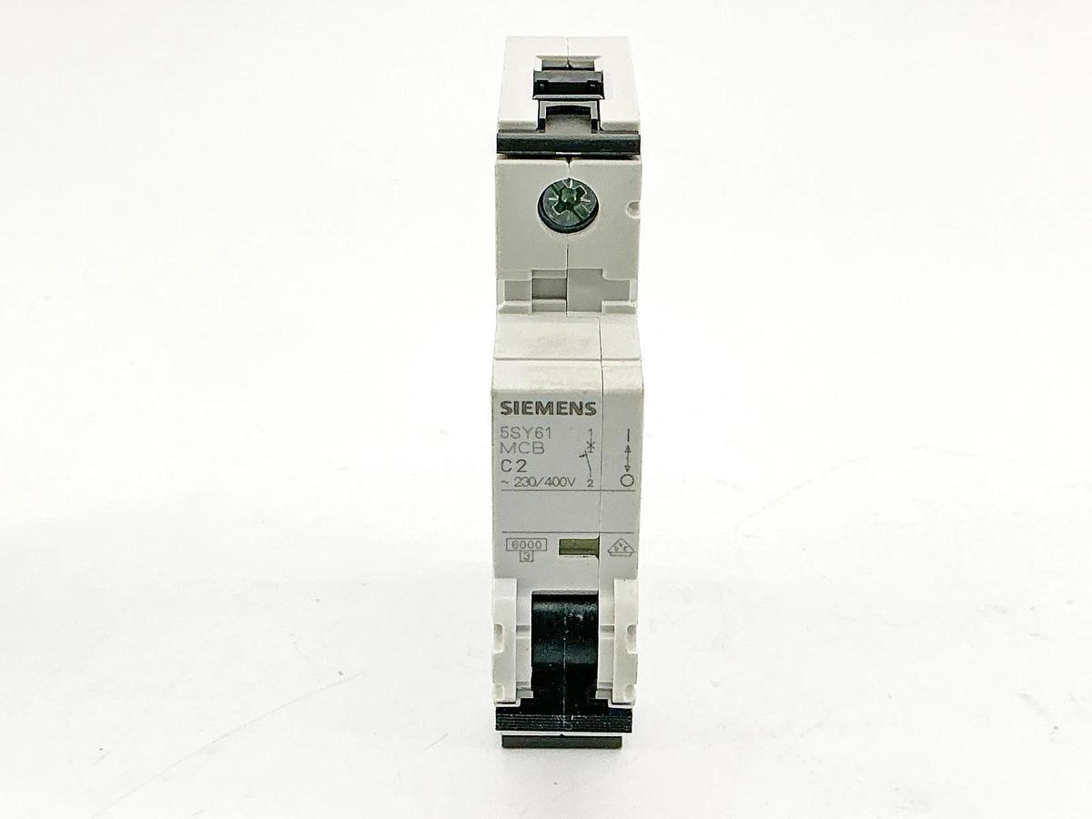 New Lot of 2 Siemens 5SY6102-7 Mini Circuit Breaker 230/400V 1P - No Box