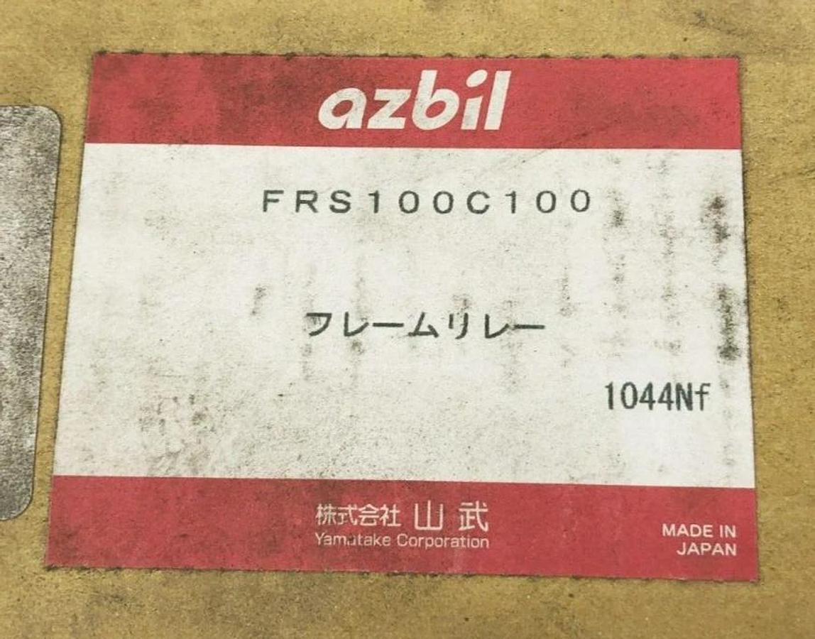 New Azbil FRS100C100 Flame Detector Relay 100VAC 50/60Hz