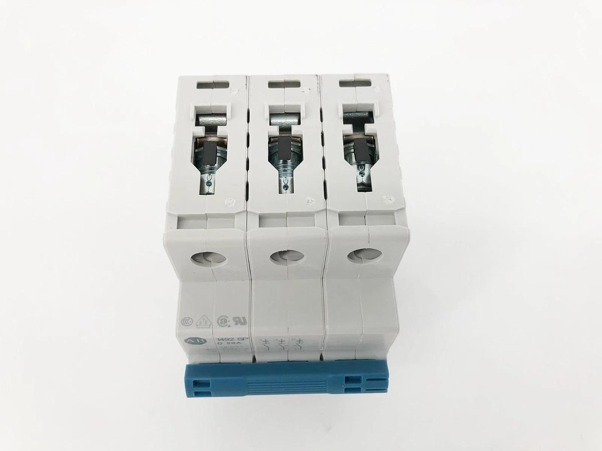 New Allen Bradley 1492-SPM3D200 Ser. D Supplementary Protector 3 Pole 20A