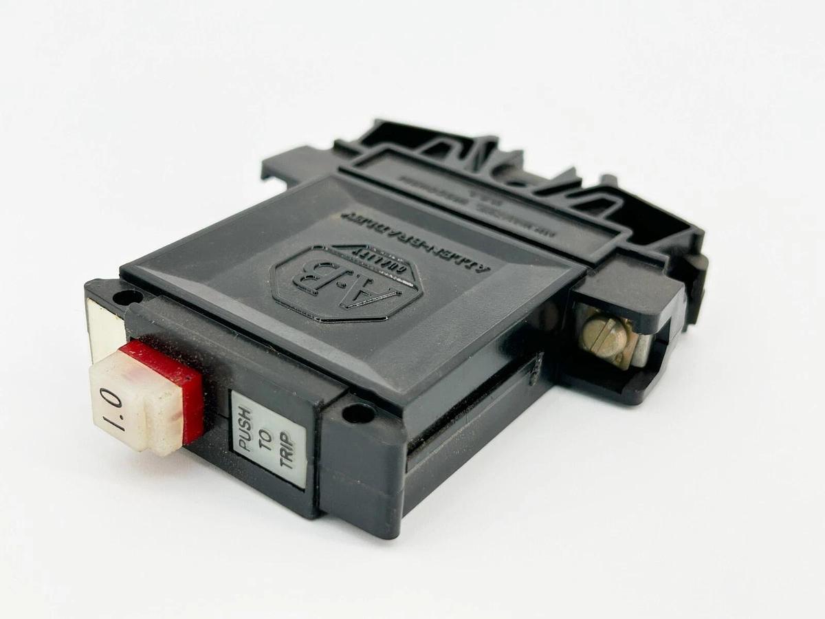 New Lot of 2 Allen Bradley 1492-G010 Circuit Breaker 1A 1 Pole 250Vac Ser.B