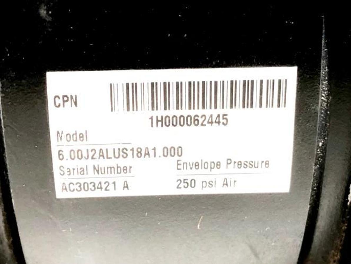 New Parker 6.00J2ALUS18A1.000 Cylinder 6" Bore 1H000062445 - No Box