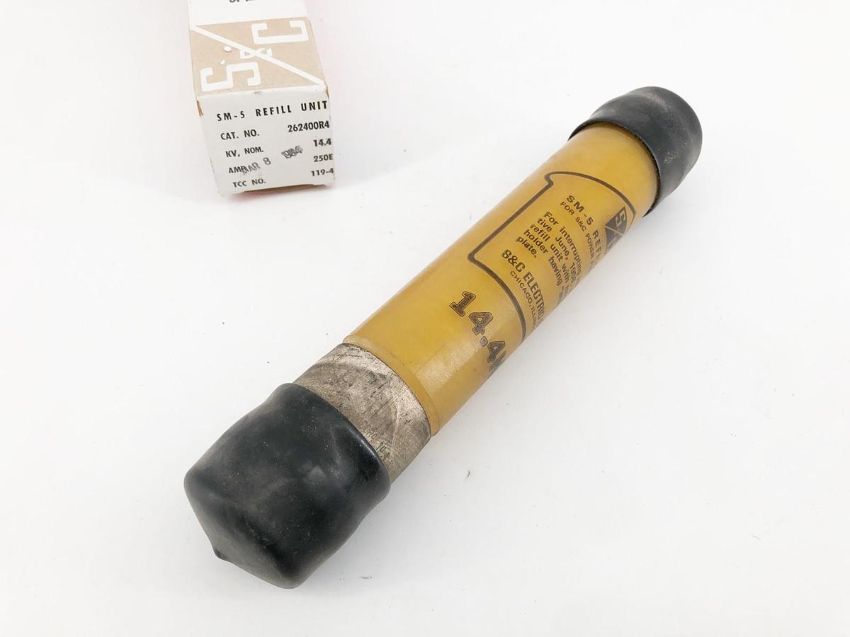 New S&C 262400R4 SM-5 Fuse Refill 14.4 kV 250E Amps