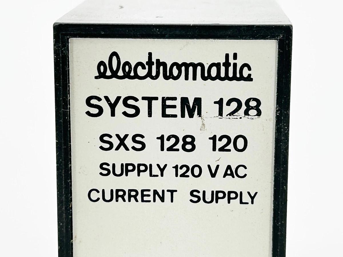 Used Electromatic SXS 128 120 Current Supply Relay 120VAC 11Pin