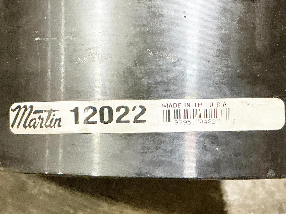 Used Martin 12022 Sprocket 1.500" Pitch 22 Teeth 120 Chain 5" Bore 1.22" Key Way