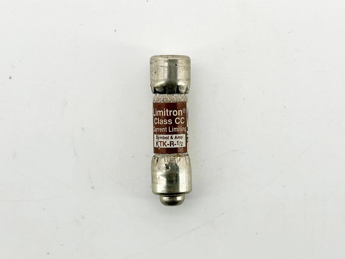 New Lot of 8 Bussmann KTK-R-1/2 Current Limiting Fuse .5A 600V