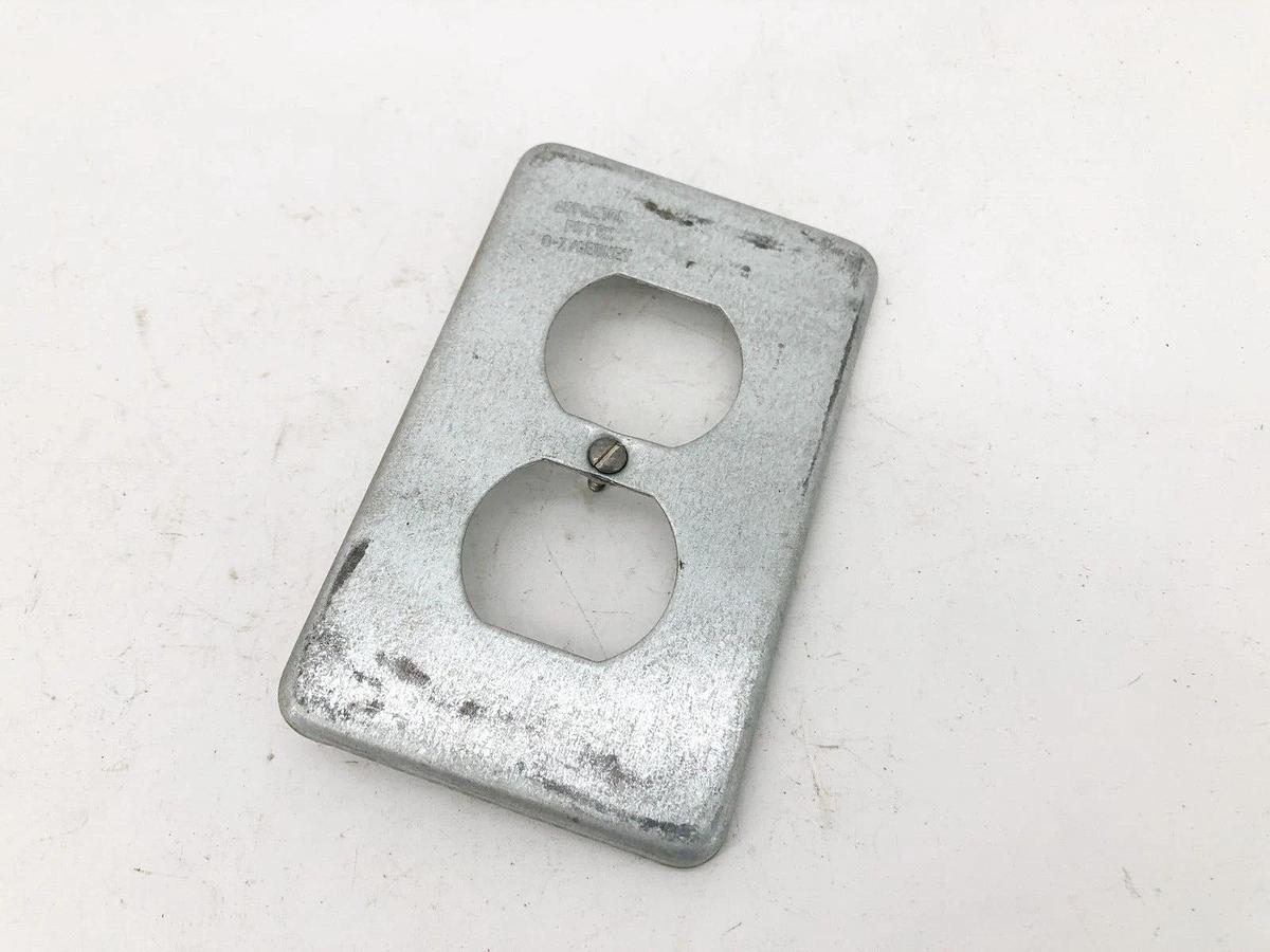 Lot of 3 New Appleton FSK1DR Stamped Steel Covers For FS & FD Boxes