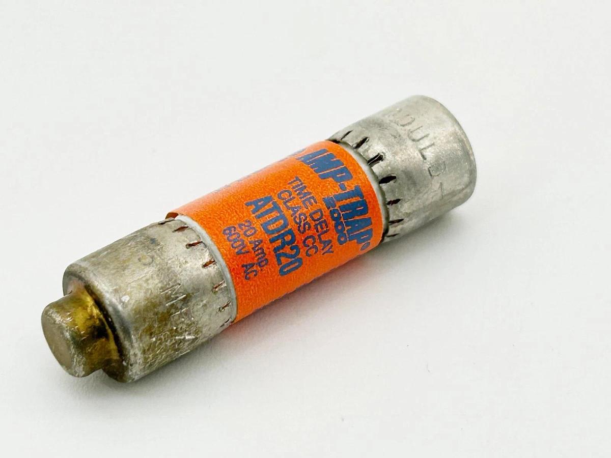 New Lot of 2 Gould ATDR20 Time Delay Fuse 20A 600V Class CC