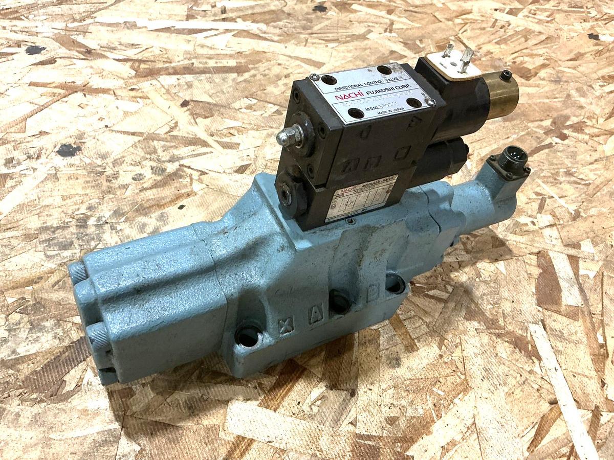 Used Nachi ESH-G06-D5350S1-E-E11 Directional Control Valve w/OG-G01-P1-21 Mod Valve