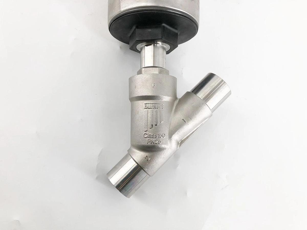 New Burkert 00186622 Seat Valve 2100 A 25M PTFE VA Pilot 4.8-10 bar- No Box