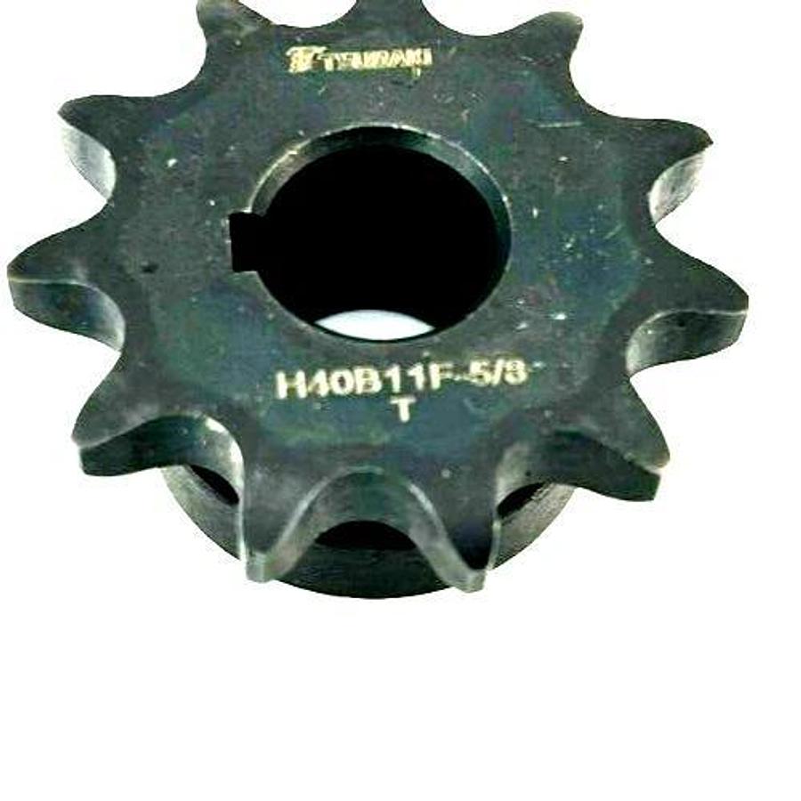 New Tsubaki H40B11F-5/8 Roller Chain Sprocket, 5/8" Bore