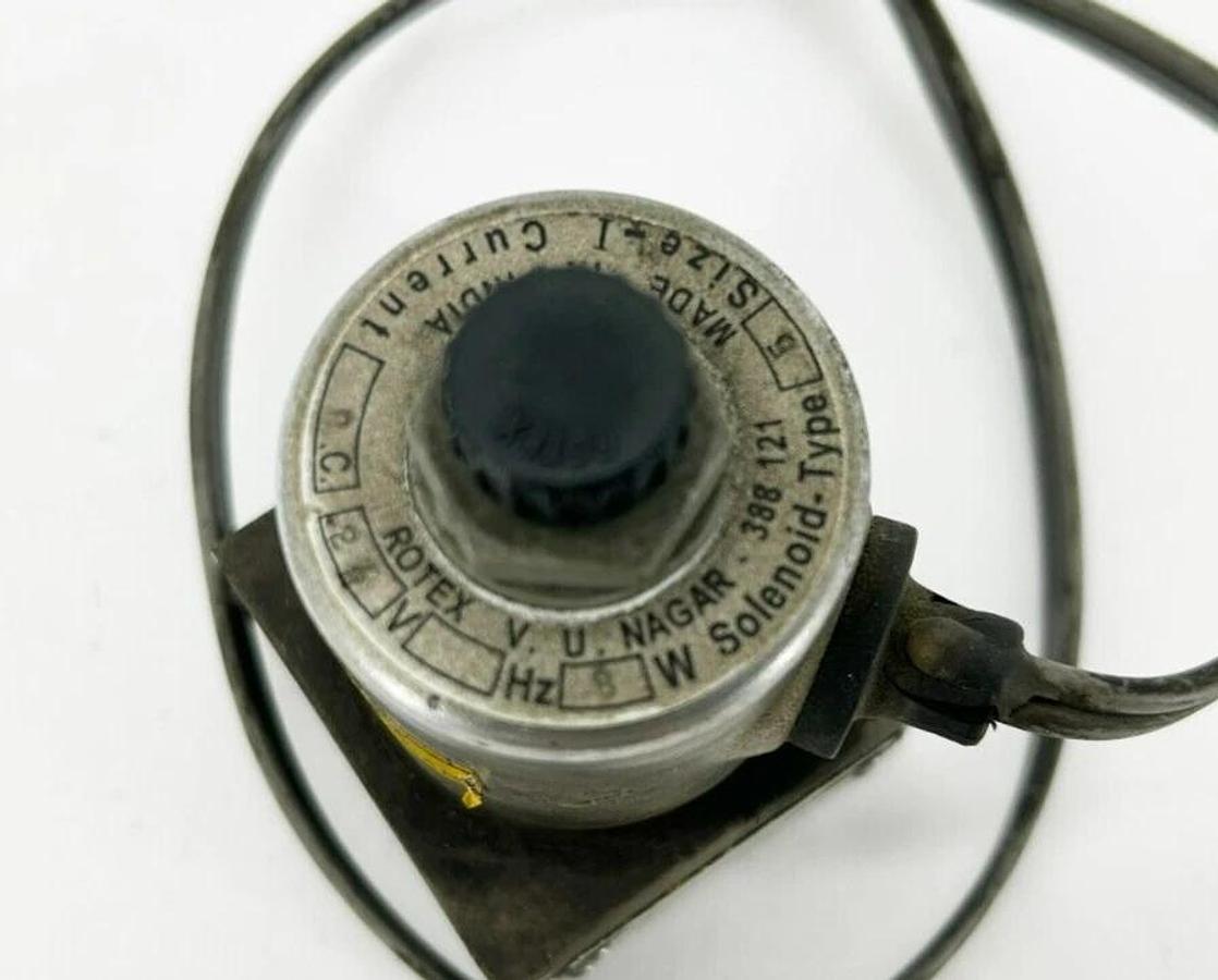 Used Rotex 30125 3-Way Direct Acting Solenoid Valve 24VDC