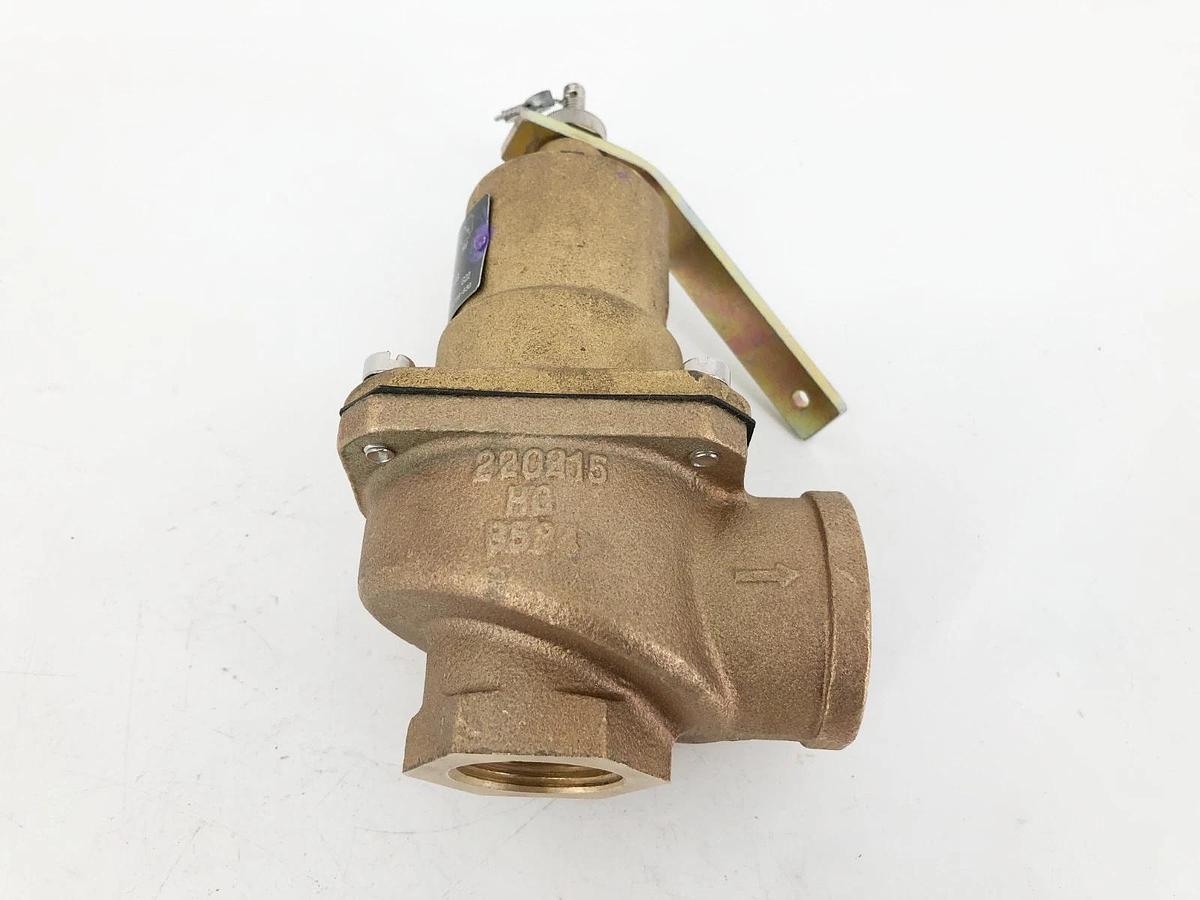 New Kunkle Valve 0537-E01-HM Safety Relief Valve Bronze 1" Set 100psi