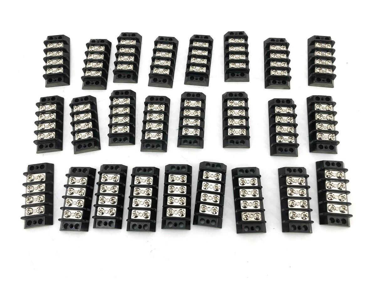 New Marathon 671 GP 04 Terminal Block 2 Row 4-Pos. 20A Cat. No. 204 - Box of 25