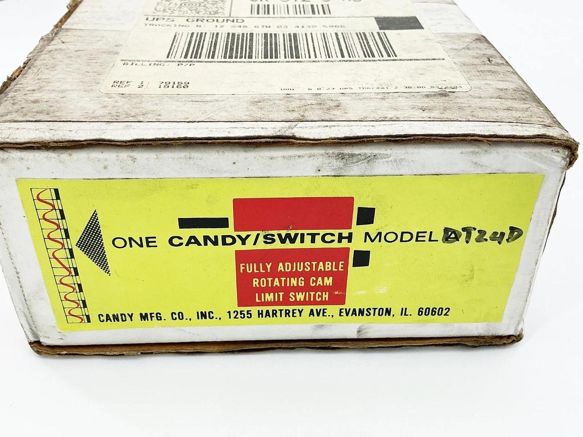 New Candy Controls DT24D Fully Adjustable Rotating Cam Limit Switch