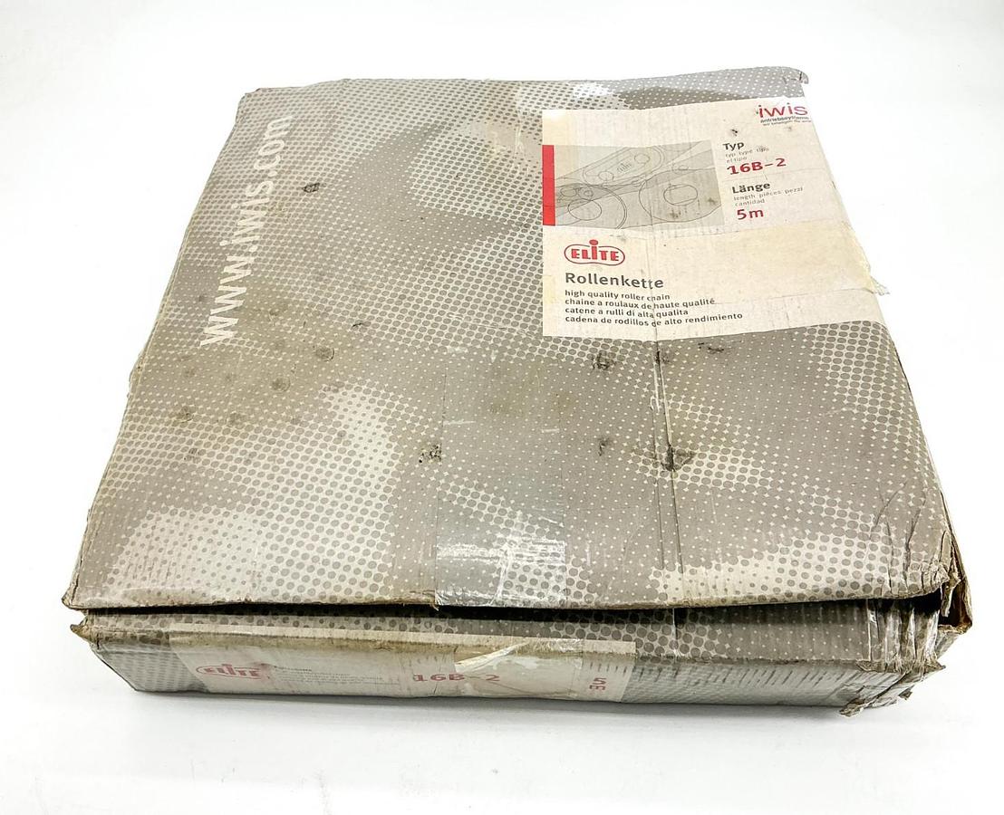 New Iwis 16B-2 Roller Chain 5m 24.5mm Pitch Stainless Steel 81013295