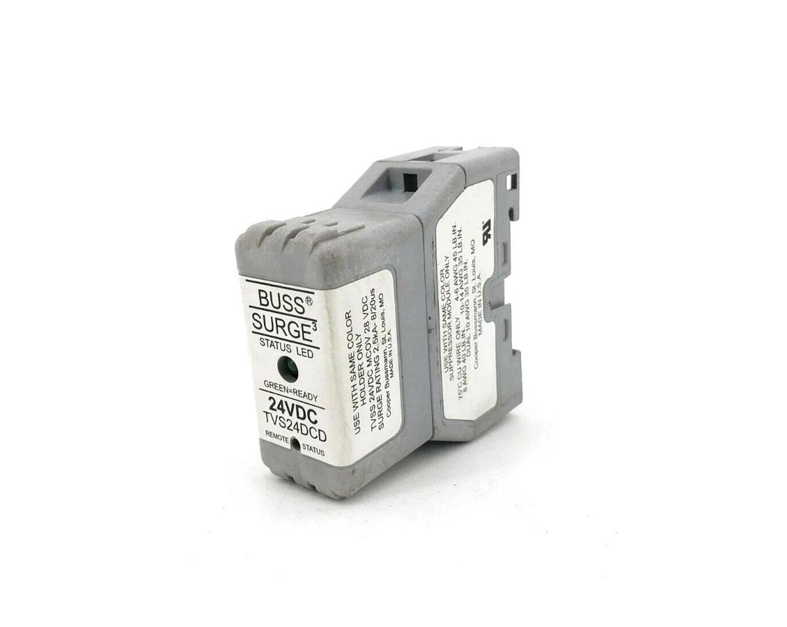 New Bussmann TVS24DCD Surge Suppressor 24VDC 10AWG - No Box