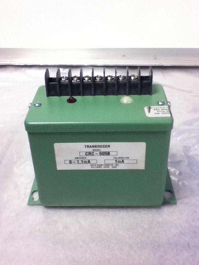 Used Ohio Semitronics CT7-002EY26 Transducer In: ±0-1mAdc Out: ±0-20mAdc