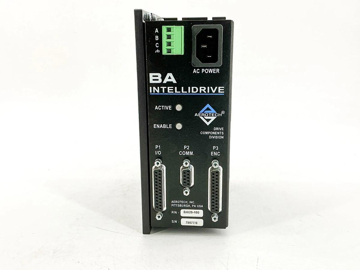 New Aerotech BA Intellidrive BAI20-160 Servo Drive 1PH 115V BAI/BAS20 - No Box