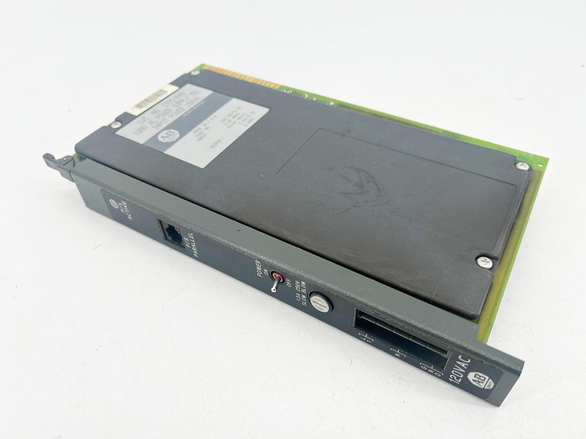 Used Allen Bradley 1771-P4S Power Supply Module PLC-5 120 Vac Input 5 VDC Backplane 8
