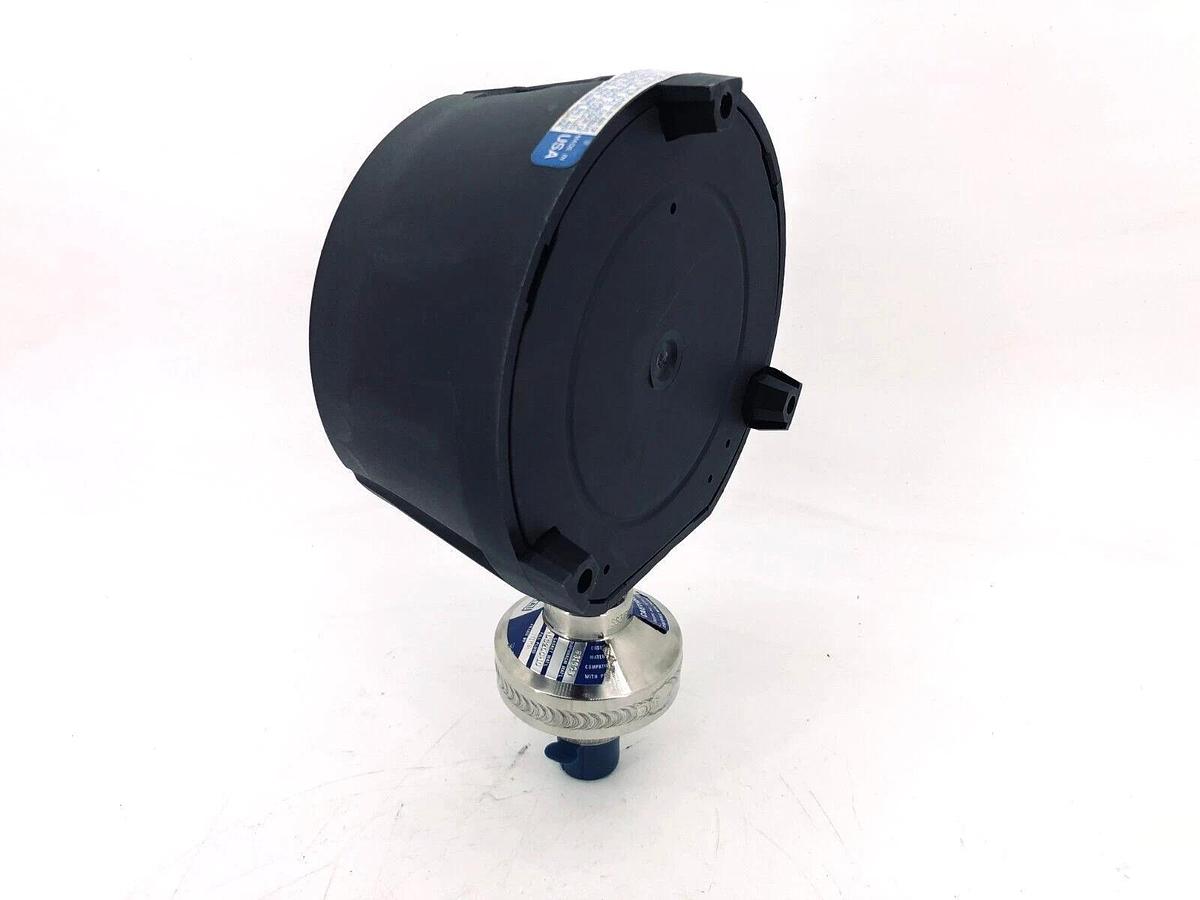 WIKA 9833914 Process Gauge 4.5 Dial 1/2 NPT Connection -30/0 Psi Liquid Filled