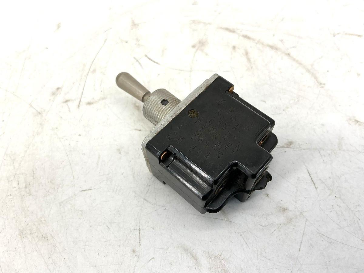 Used Microswitch MS24524-21 Toggle Switch On/Off/On 1/2HP 15A 277VAC 2TL1-1 MS2452421