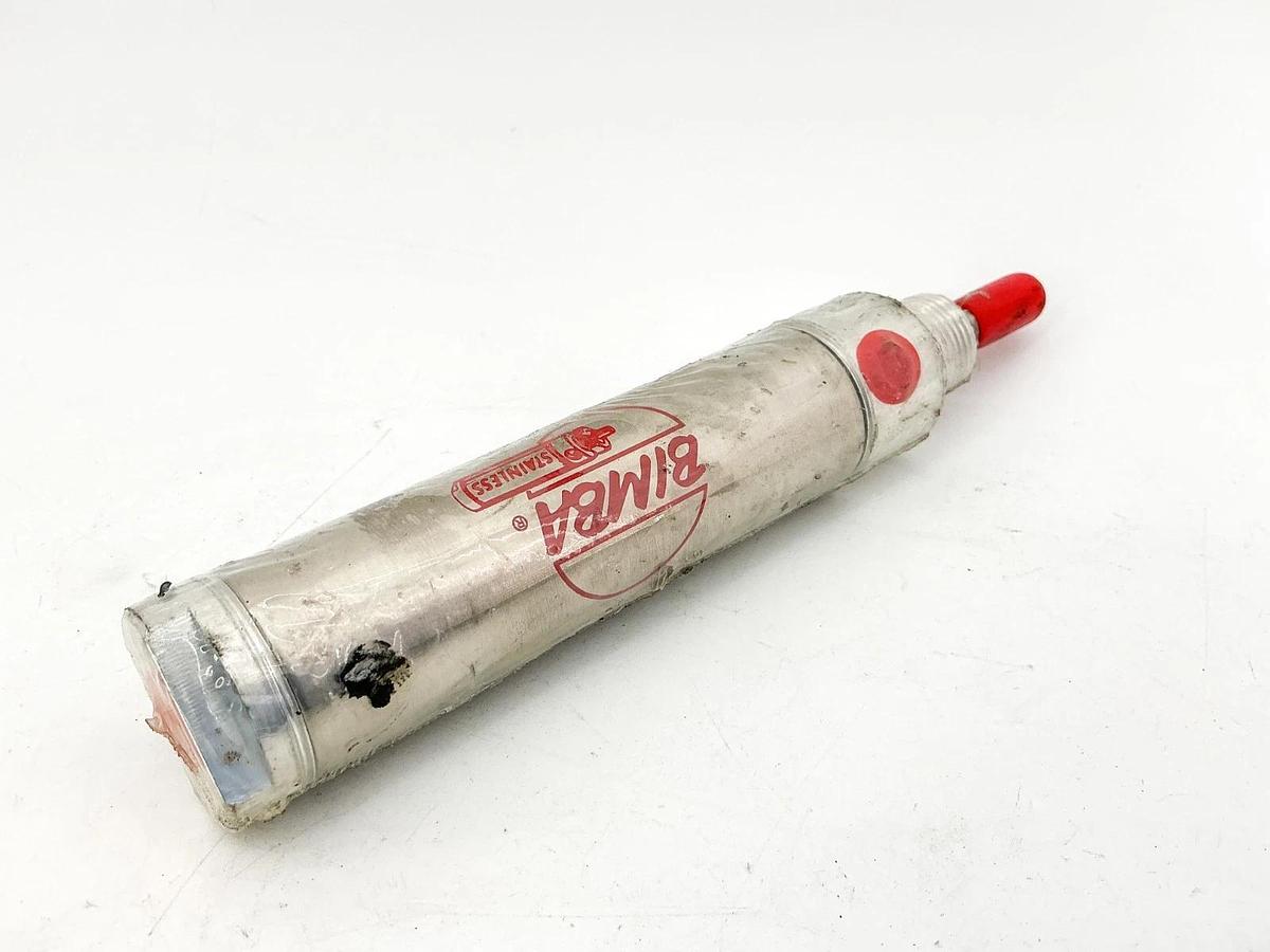 New Bimba MRS-123-D Pneumatic Cylinder 1-1/4" Bore 3" Stroke Stainless Steel