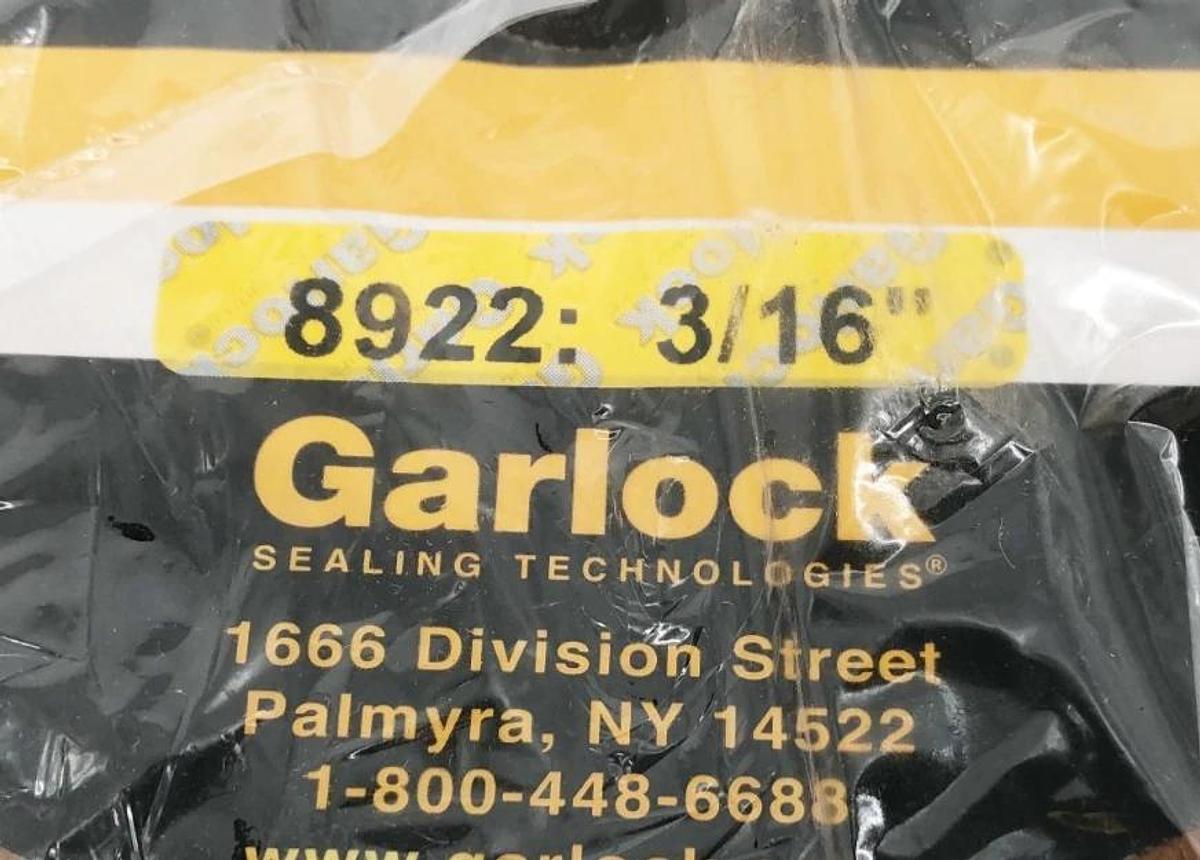 New Garlock 8922 Compression Packing 3/16" (4.76mm) 5lb Reel 41321-2012