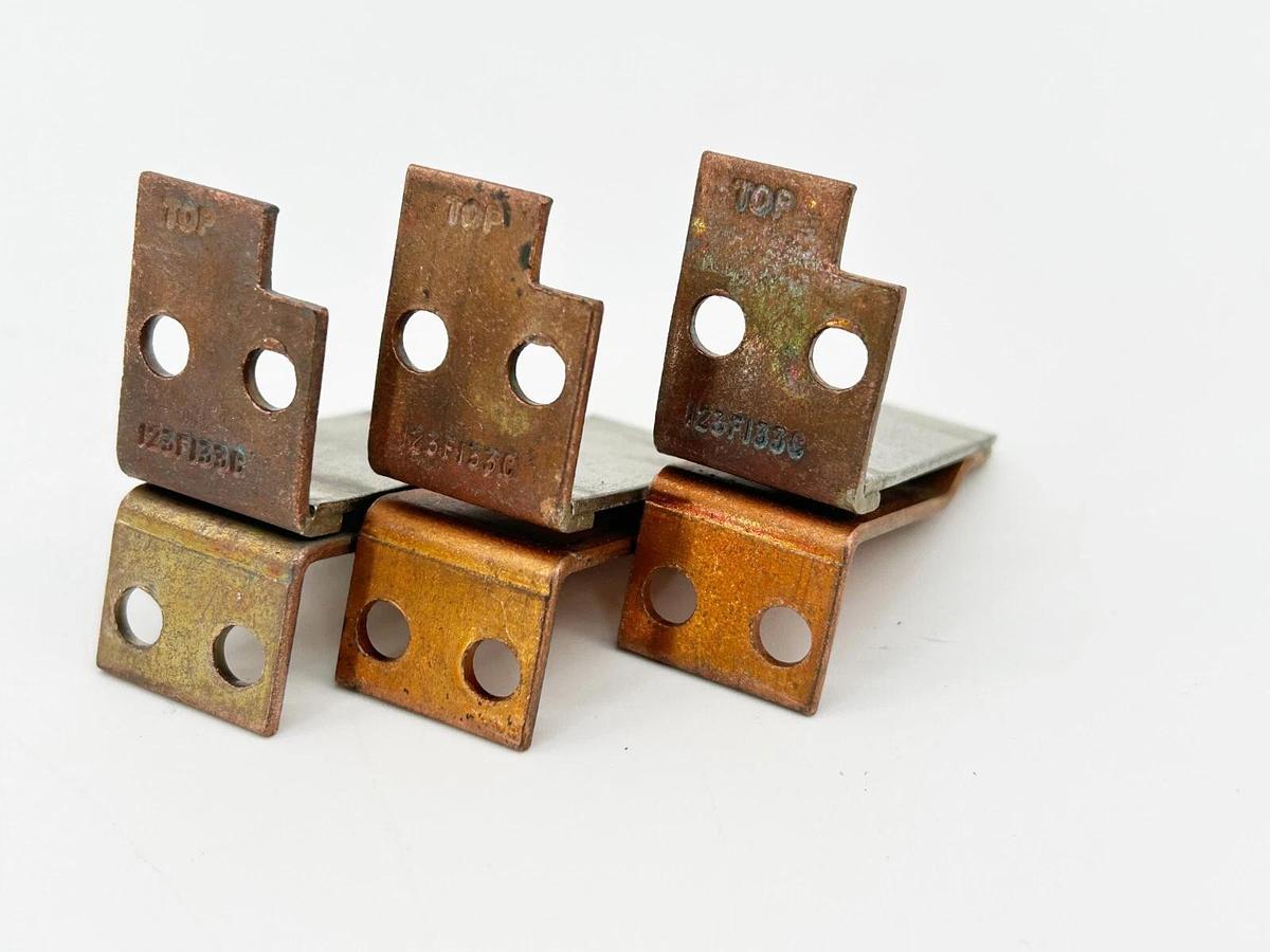 New Lot of 3 General Electric 123F13.3C Overload Relay Heater Element - No Box