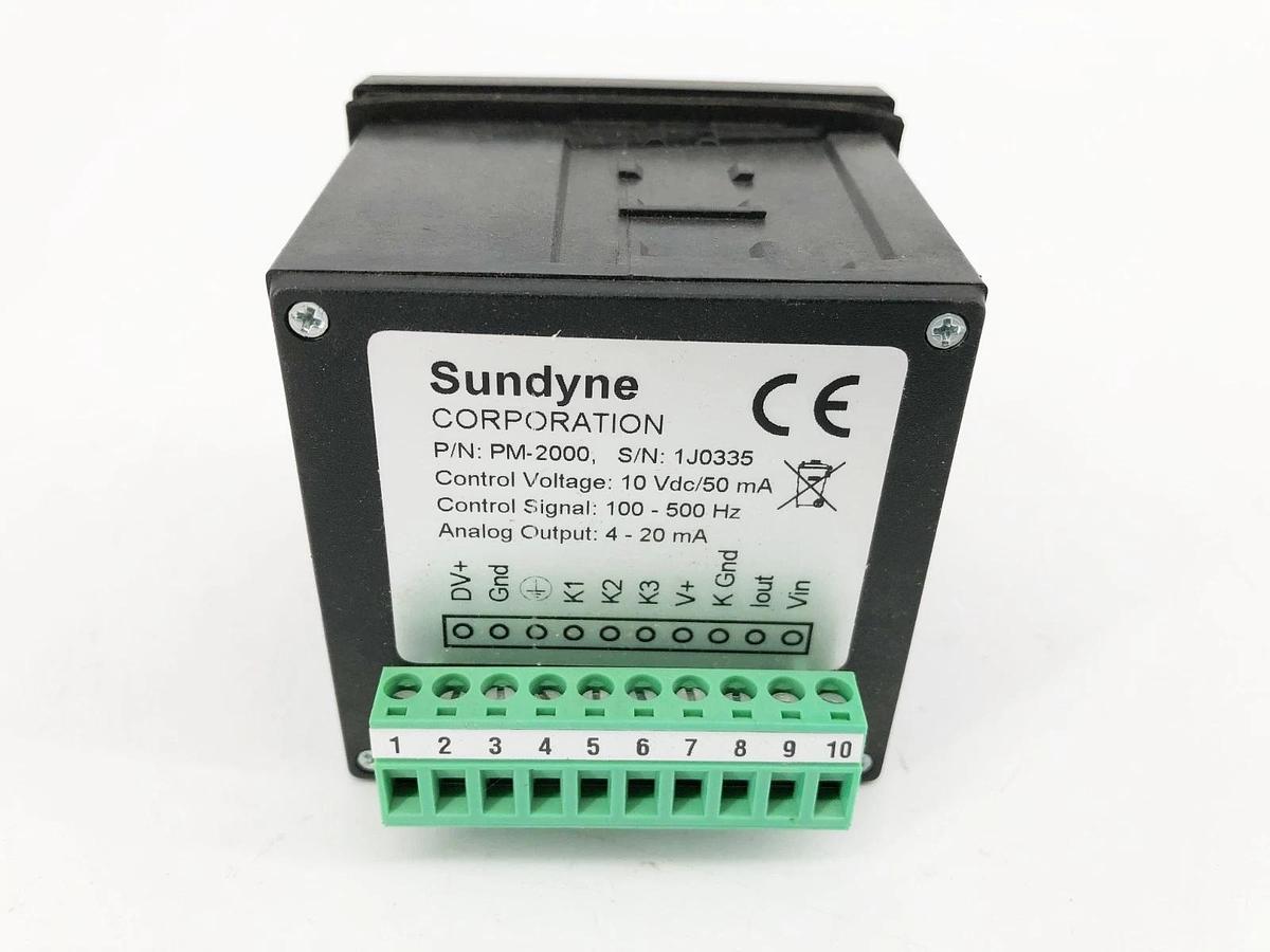 New Sundyne PM-2000 Power Monitor 10VDC 100-500Hz 4-20 mA