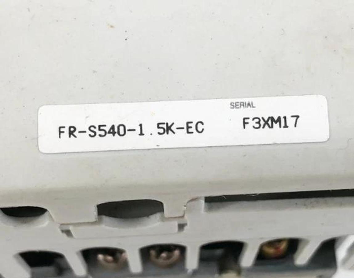 Used Mitsubishi FR-S540-1.5K-EC Inverter Drive 1.5kW 380/480VAC S500
