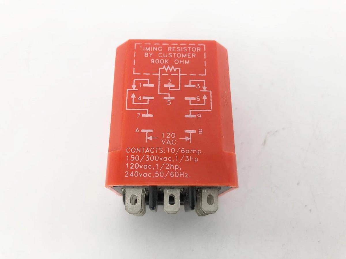 New NCC K1F-10-561 Time Delay Relay 0.1-10 Sec. 120VAC K1F-00010-561