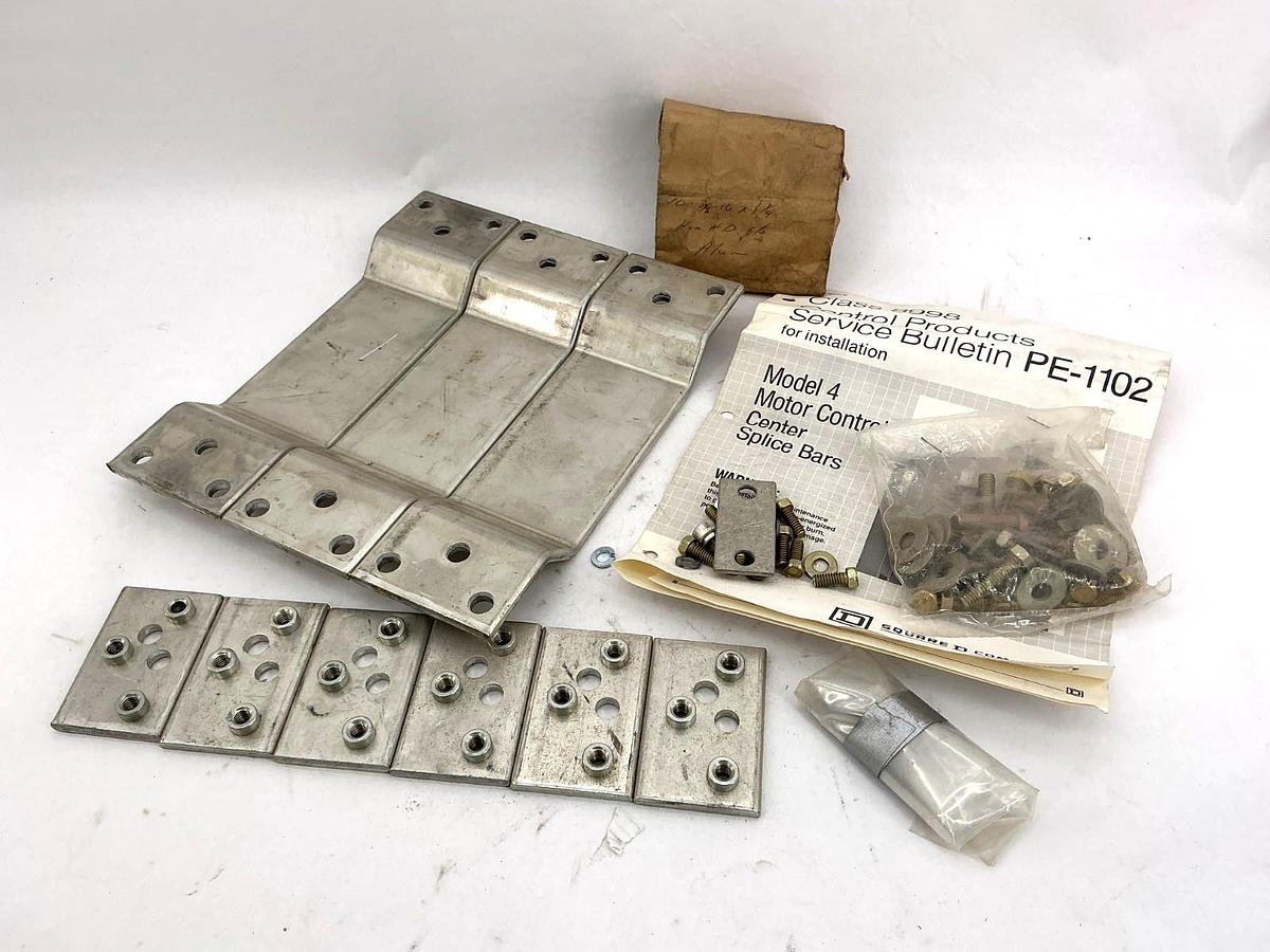Used Square D Class 8998 Splice Kit Model 4 Motor Control Center Splice Bars