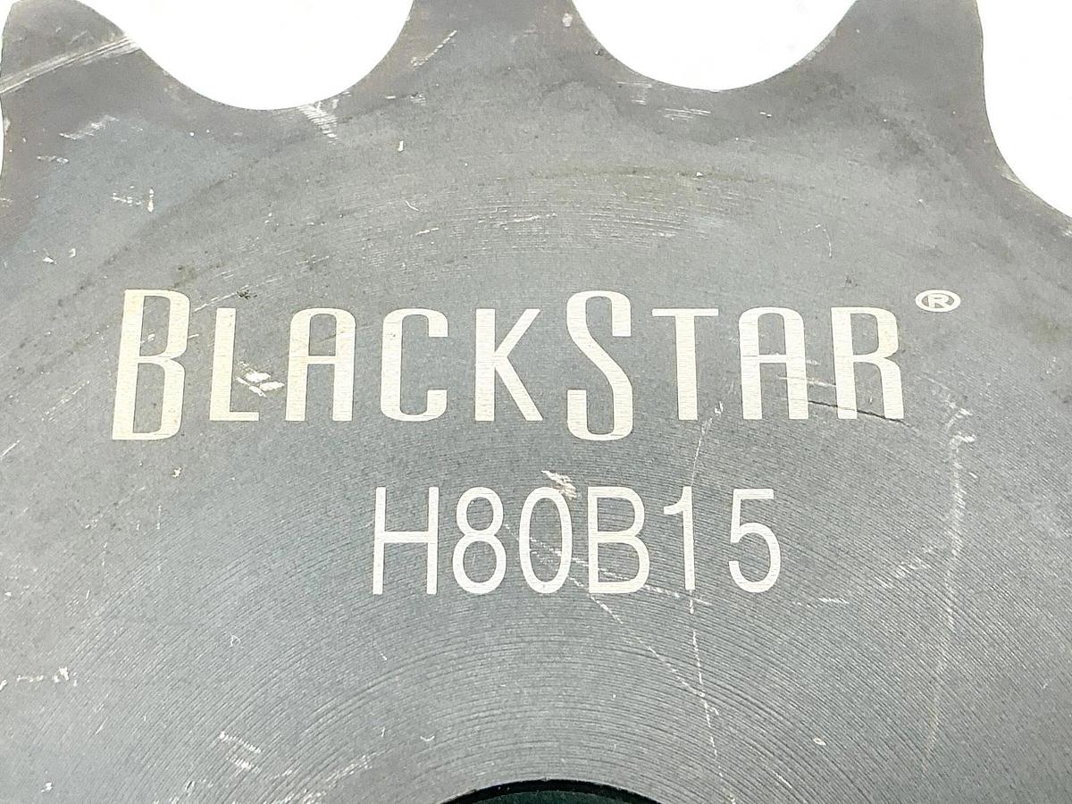 Used Blackstar H80B15 Sprocket 15 Tooth Bore To Size 4.81" Pitch