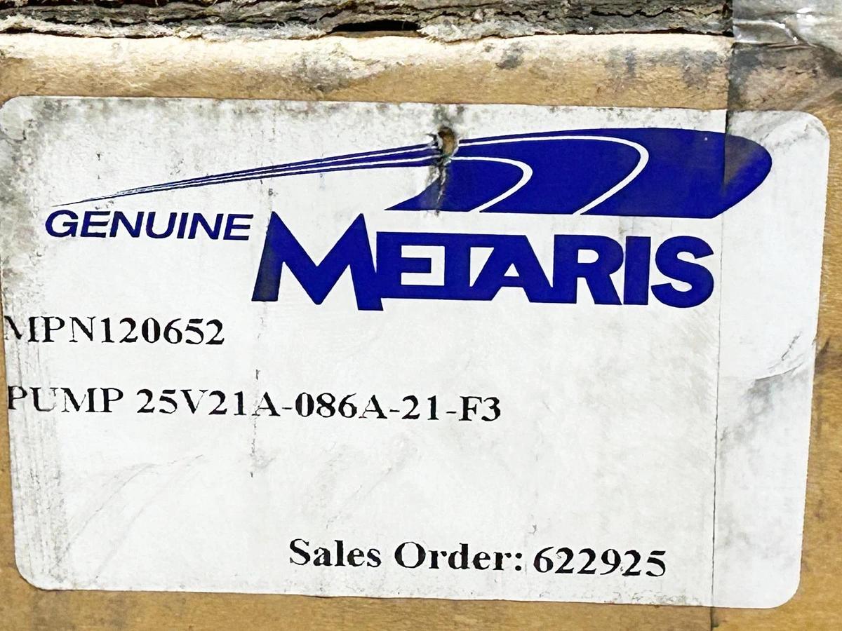 New Metaris MPN120652 Pump 25V21A-086A-21-F3
