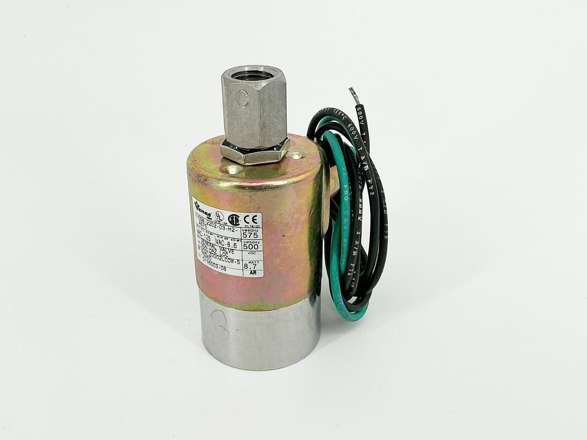 New Versa Valve ESM-2202-03-H2-A575 2 Way Valve 575V 60Hz 8.7W - No Box