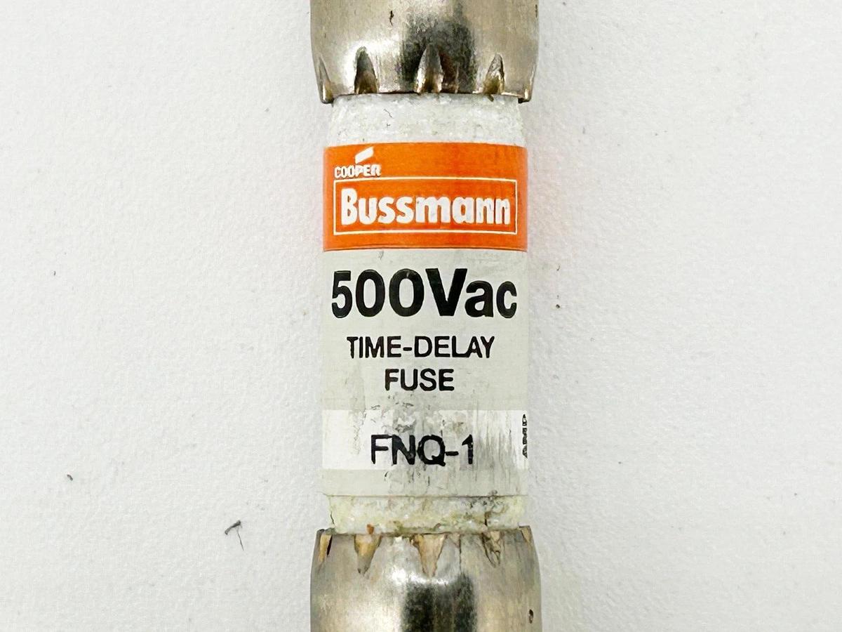 New Lot of 7 Bussmann FNQ-1 Time Delay Fuse 1A 500V