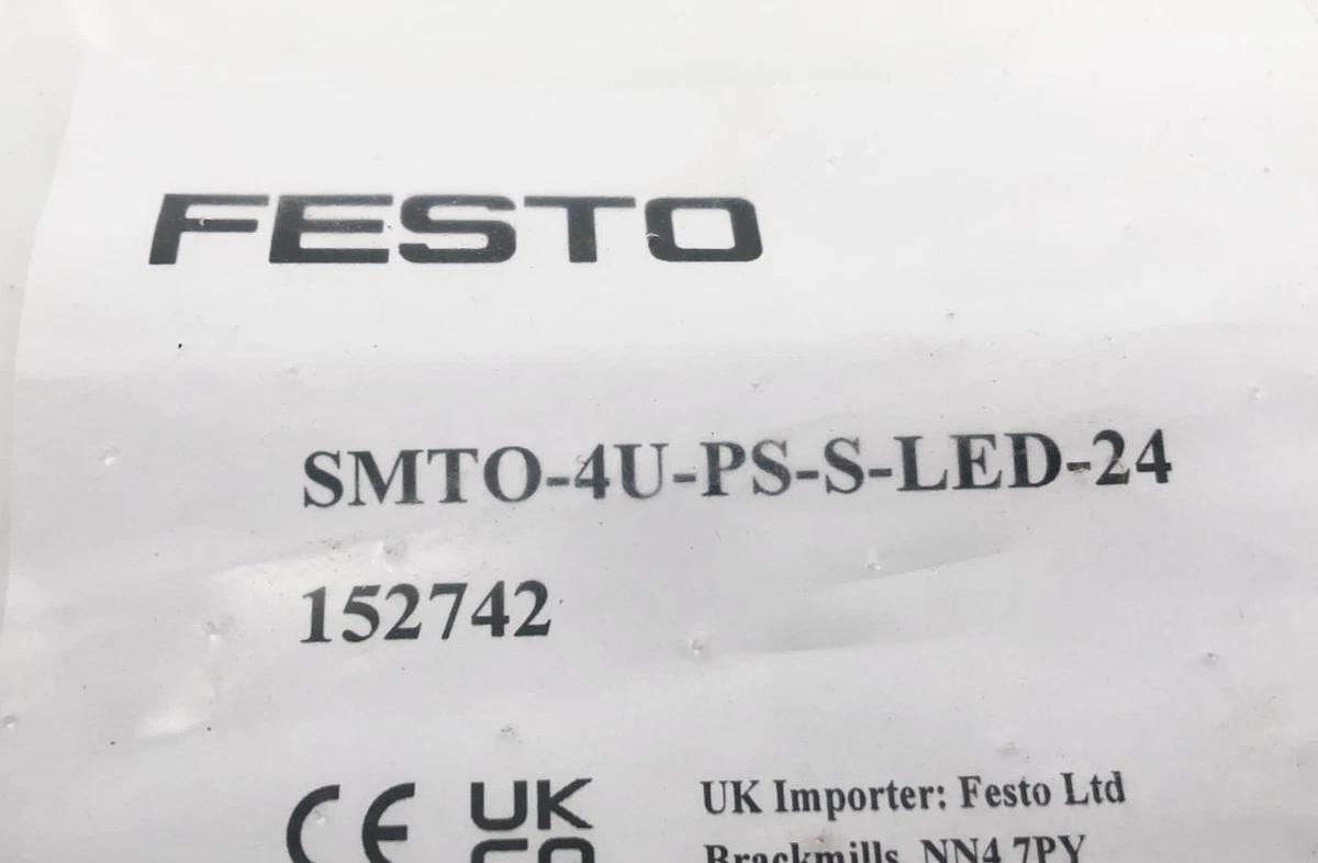 New Festo SMTO-4U-PS-S-LED-24 Inductive Proximity Switch 152742 - No Box