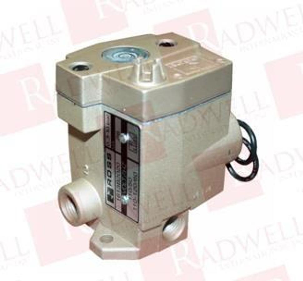 Used Ross Controls 1613B2020Z Inline Solenoid Poppet Valve