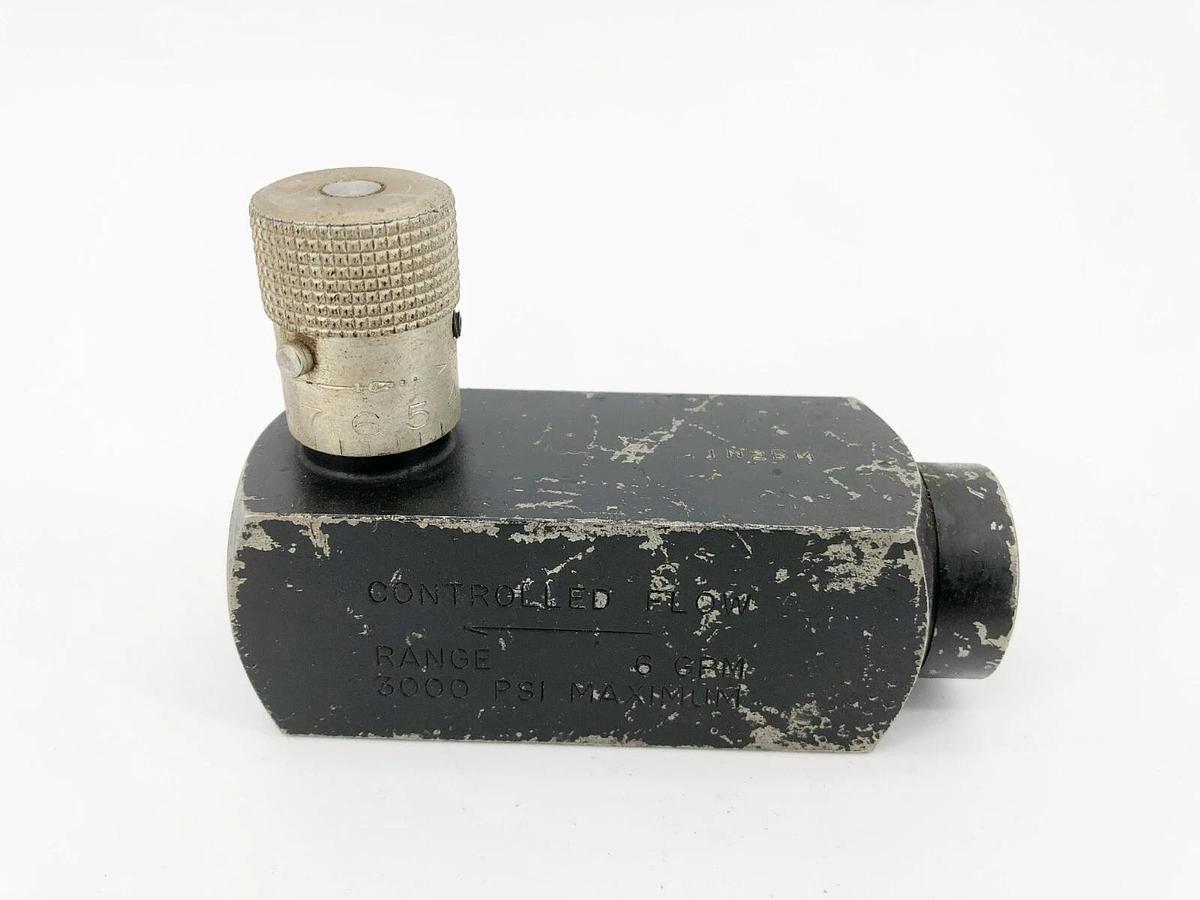 Used Parker PCCM600S Hydraulic Flow Control Valve 3000 PSI