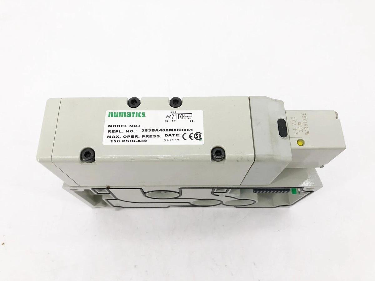 New Numatics 353BA400M000061 Solenoid Valve 24VDC 1/2" NPT 150psig - No Box