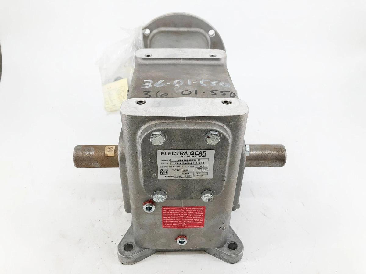 New Electra Gear EL-TM826-25-D-140 Gearbox 25:1 2.487 Input HP ELT26003030.00