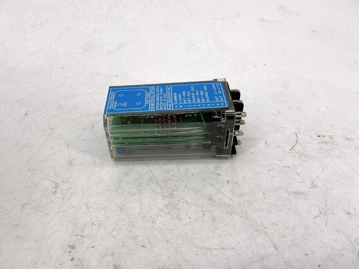 Used Opcon 8761A-6501 Demodulator 12VDC 1A Modular Component 102267