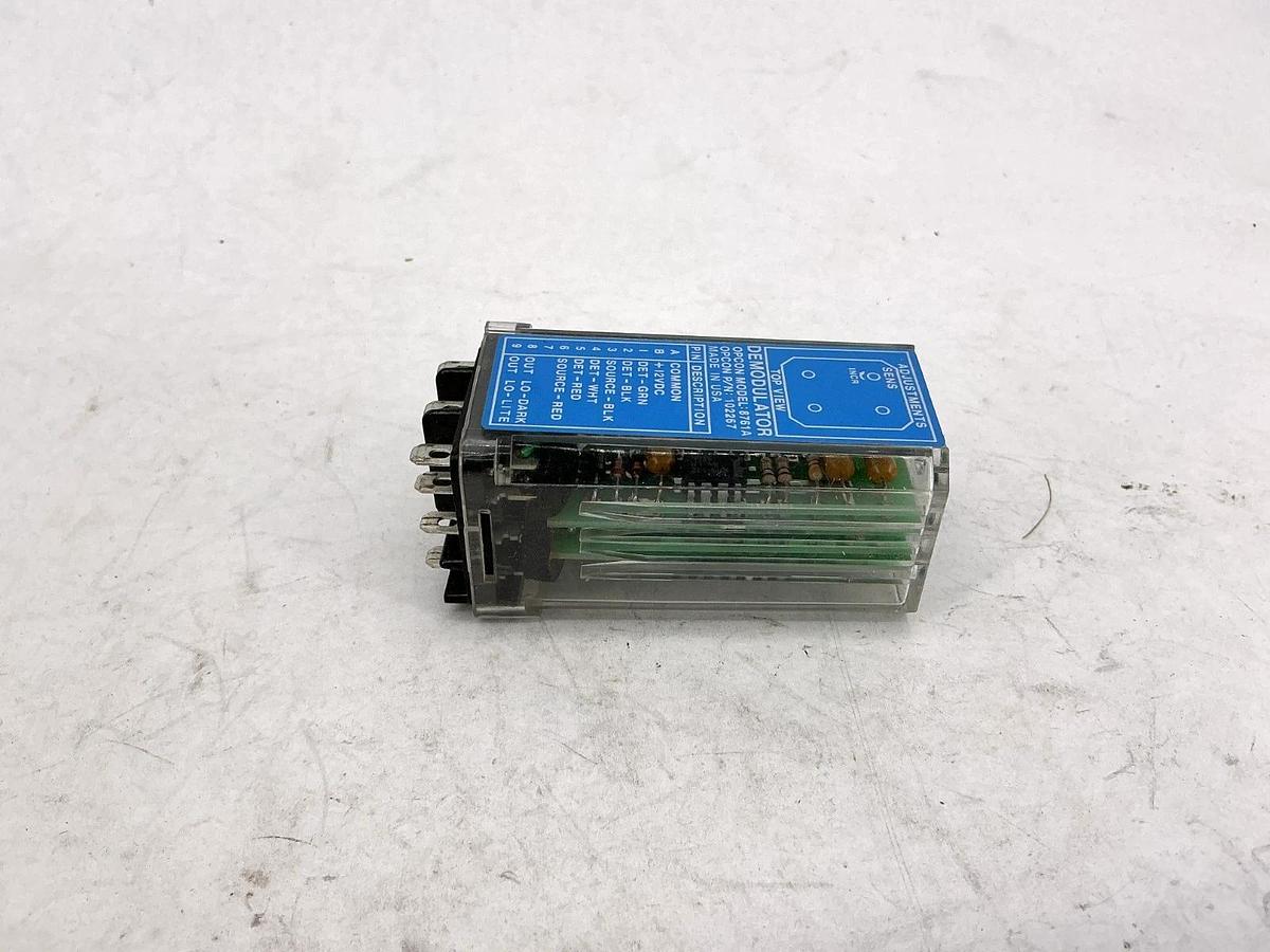 Used Opcon 8761A-6501 Demodulator 12VDC 1A Modular Component 102267
