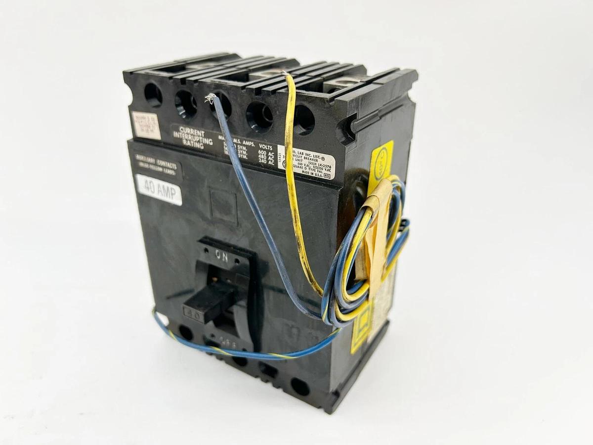 New Square D FAL36040-1212 Circuit Breaker 100A 3P 600V 40A FAL360401212