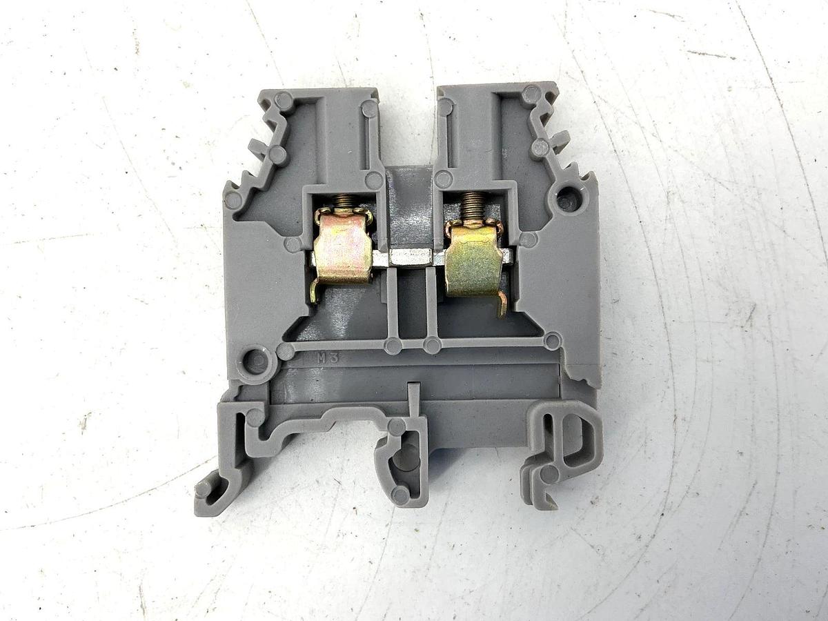Used Lot of 30 ABB Entrelec M4/6-5116-GREY Terminal Block 10AWG 25A 600V M4/6-5116