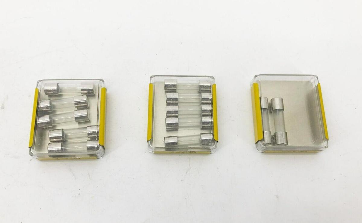 Lot of 12 New Bussmann AGX-2 Mini Fuses 2A 250V 1/4" x 1"